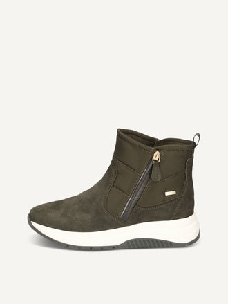 Caprice Khaki Comb Bootie