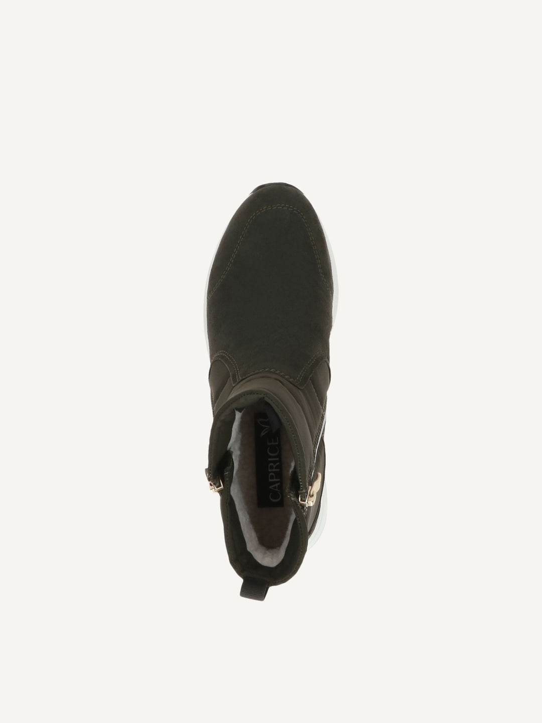 Caprice Khaki Comb Bootie