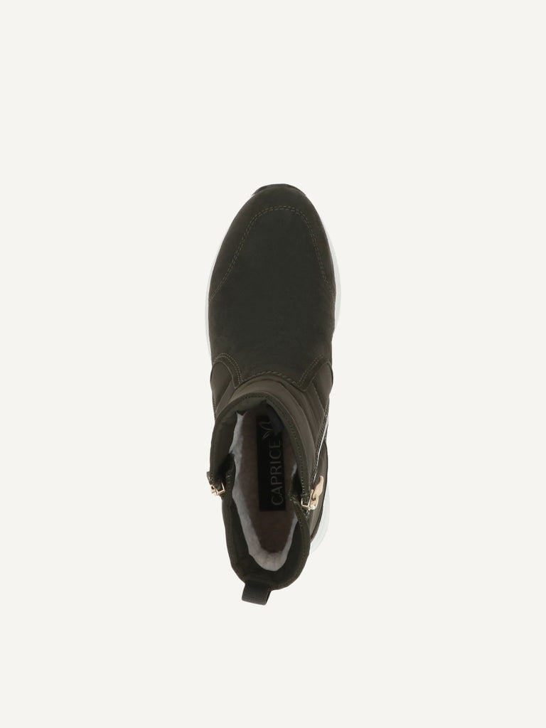 Caprice Khaki Comb Bootie