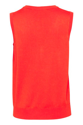 Kaffe Lizza Knit Vest- Grenadine