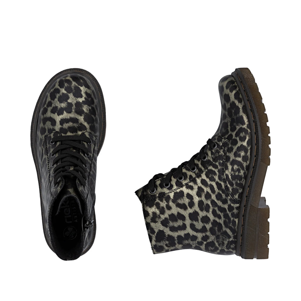 78240-90 Rieker Animal Print Boot