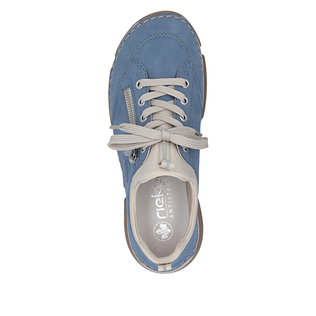 Rieker Slip-on Shoe- Blue | 45973-14