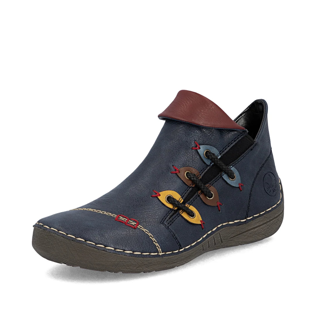 Rieker Women's Short Blue Boot
