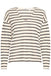 BYoung Sif Stripe Pullover- Birch Mix