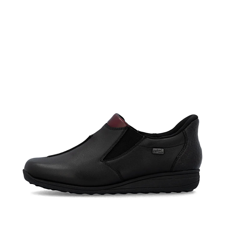 Rieker Slip on Shoe- Black