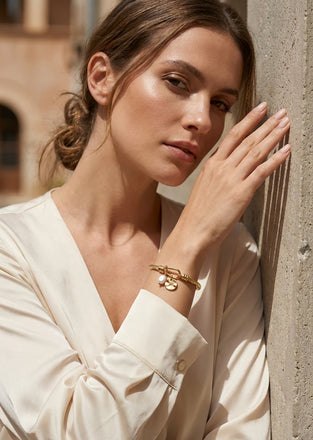 Envy Gold Cable Bracelet- 4781