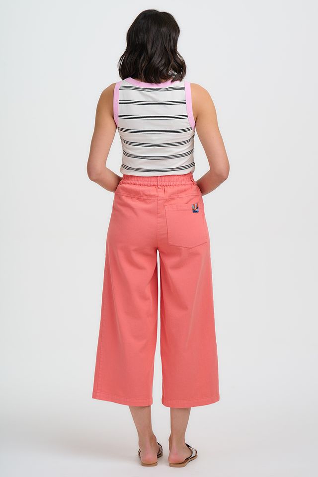 Sugarhill Brighton Charlene Cropped Trousers- Coral