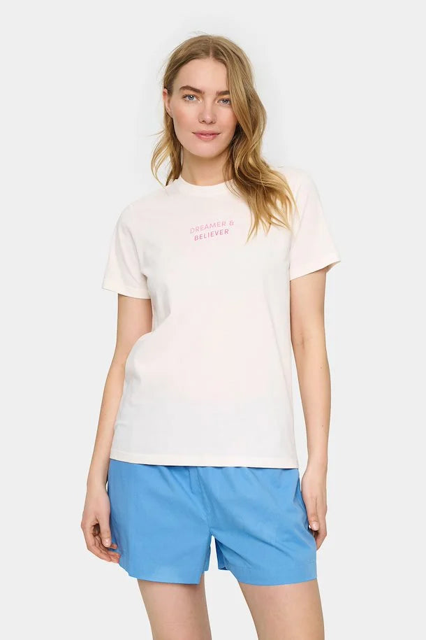 Saint Tropez EbbaSZ T-Shirt- Ice