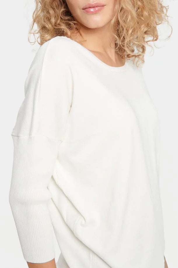 Saint Tropez MilaSZ Round Neck-Ice