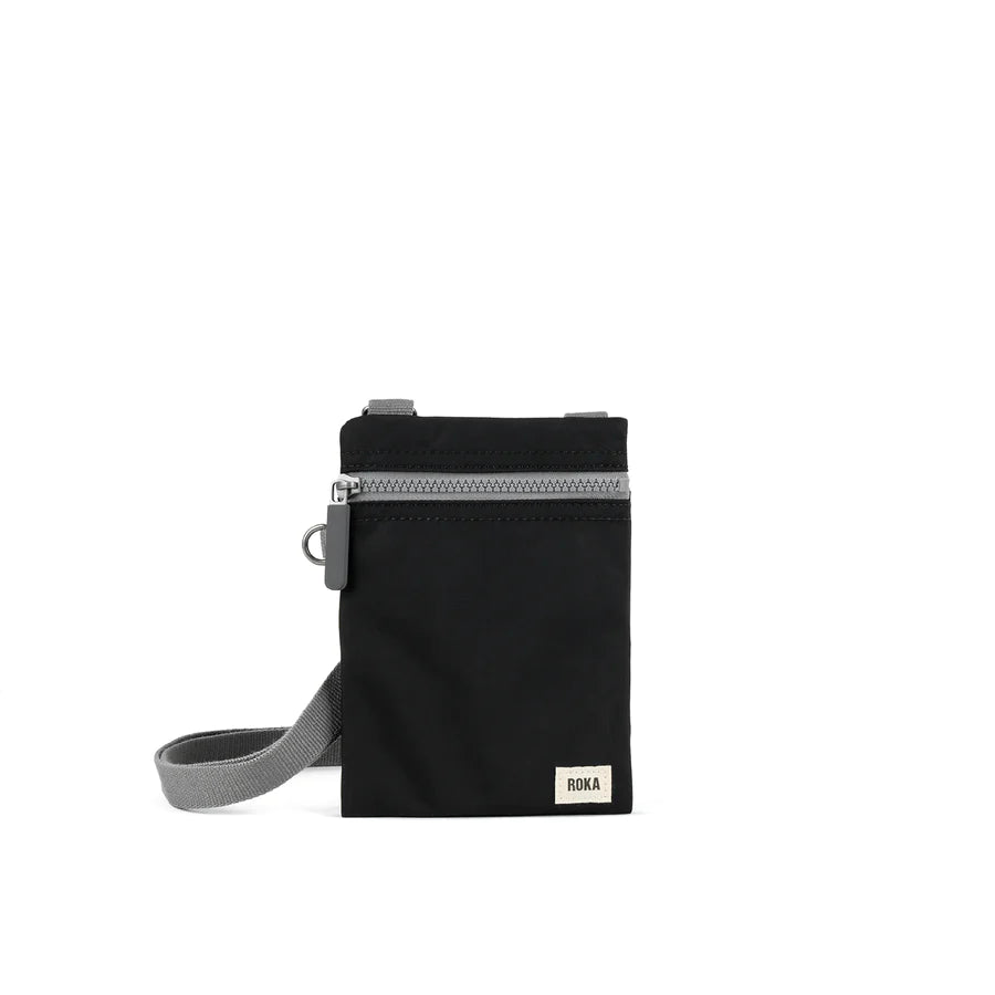 Roka London Chelsea Black Recycled Nylon