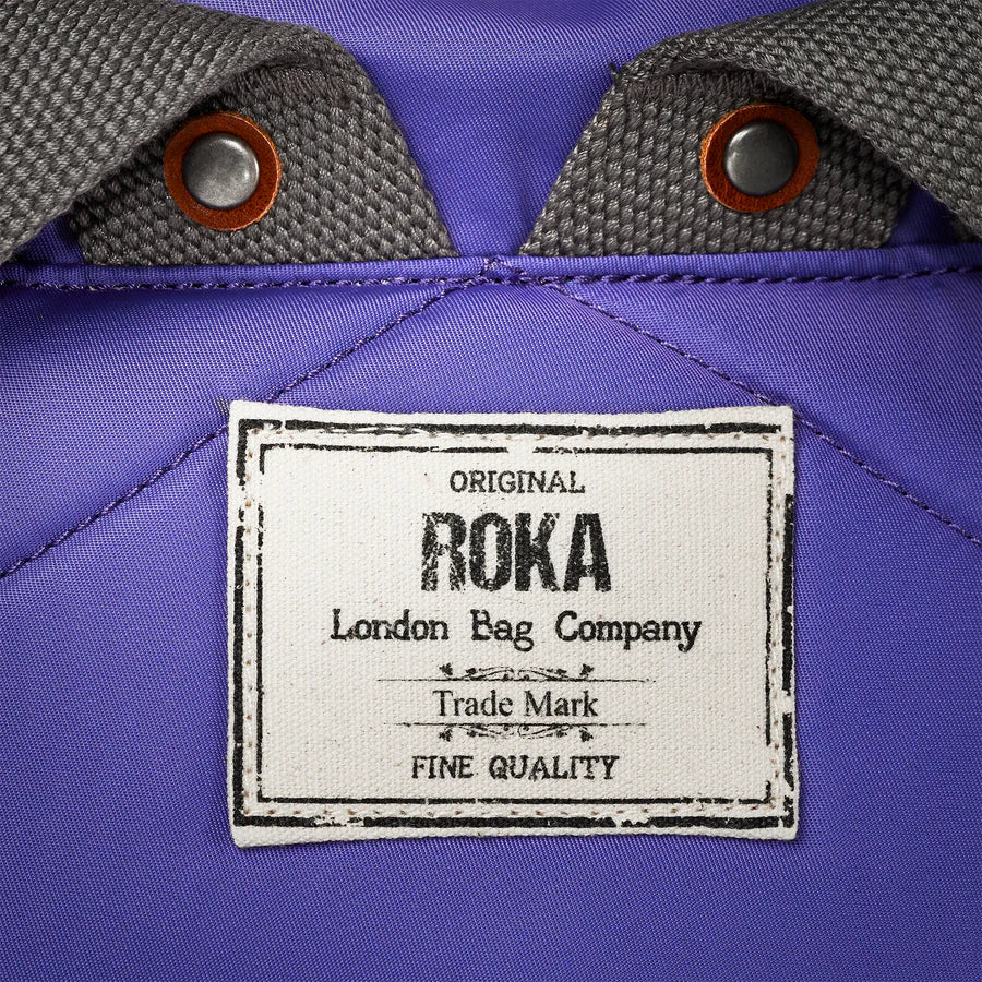 Roka London - Canfield B Small Peri Purple Recycled Nylon