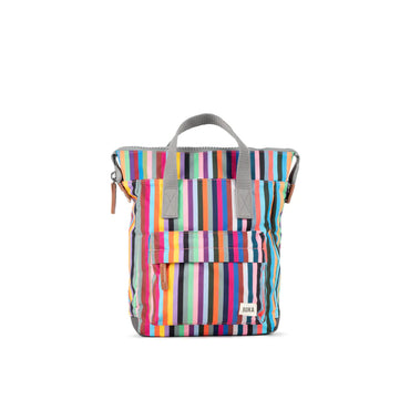 Roka London - Bantry B Small Multi Stripe Recycled Canvas