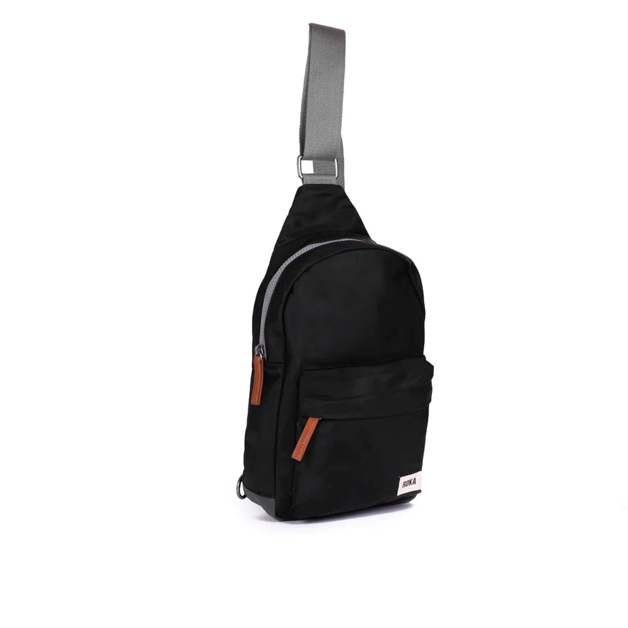 Roka London Willesden B Black Recycled Nylon