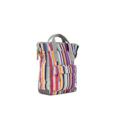 Roka London - Bantry B Small Multi Stripe Recycled Canvas