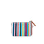 Roka London - Carnaby Purse Multi Stripe Recycled Canvas