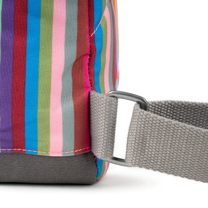 Roka London - Bantry B Small Multi Stripe Recycled Canvas
