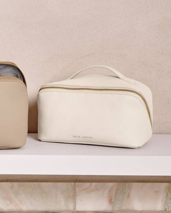 Katie Loxton Makeup And Washbag - Off White