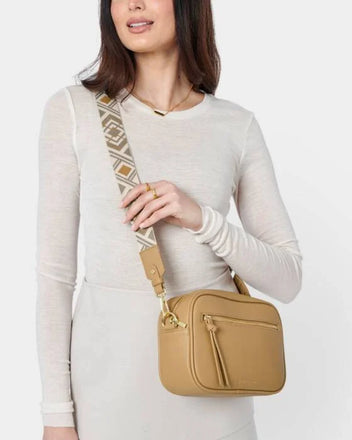 Katie Loxton Hallie Crossbody Bag - Camel