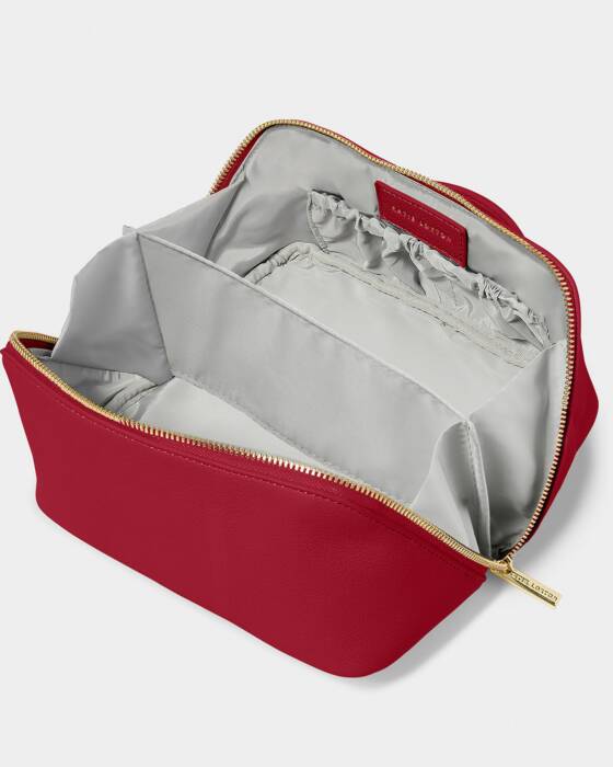 Katie Loxton Makeup And Washbag - Garnet Red