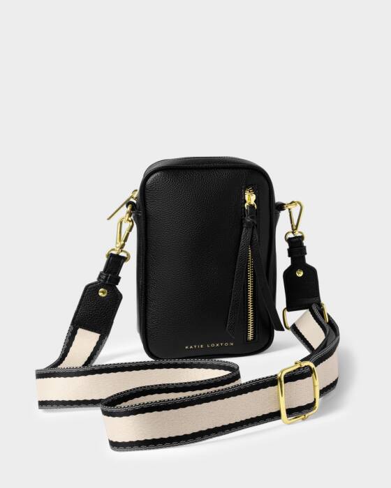 Katie Loxton Small Hallie Crossbody Bag - Black