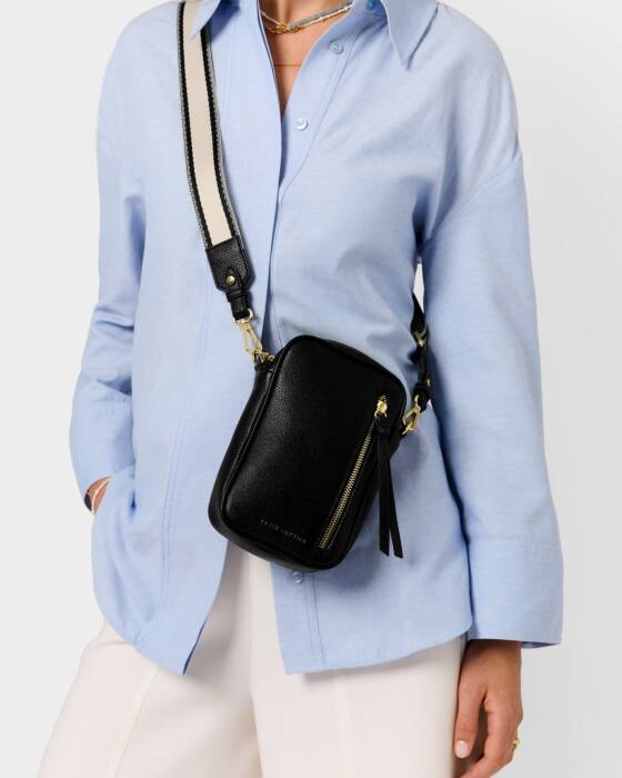 Katie Loxton Small Hallie Crossbody Bag - Black