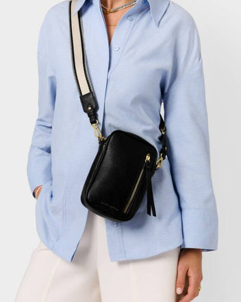 Katie Loxton Small Hallie Crossbody Bag - Black