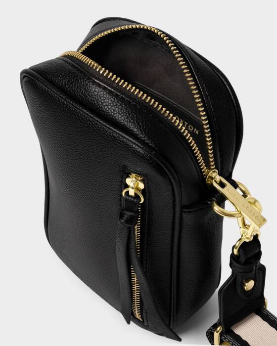 Katie Loxton Small Hallie Crossbody Bag - Black