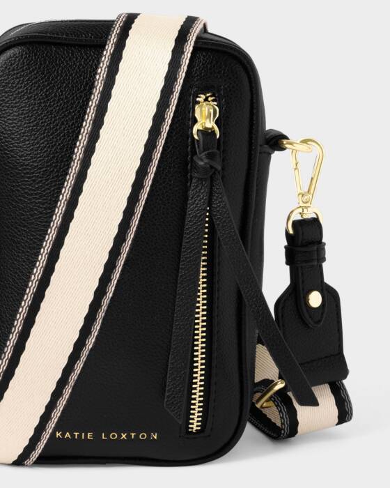 Katie Loxton Small Hallie Crossbody Bag - Black