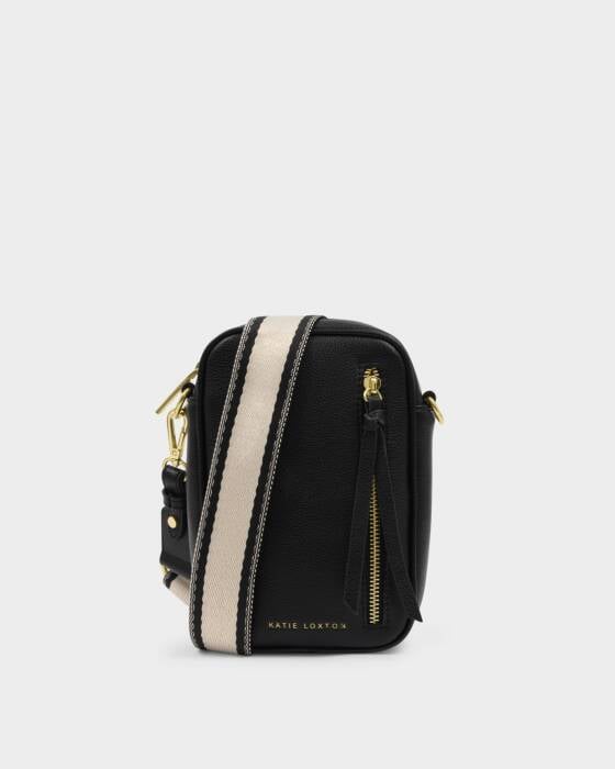 Katie Loxton Small Hallie Crossbody Bag - Black