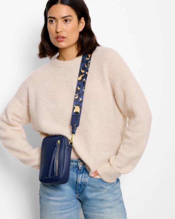 Katie Loxton Small Hallie Crossbody Bag - Midnight Blue