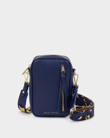 Katie Loxton Small Hallie Crossbody Bag - Midnight Blue
