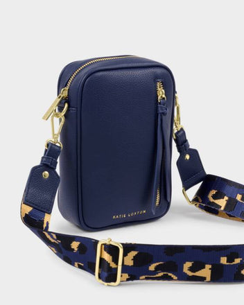 Katie Loxton Small Hallie Crossbody Bag - Midnight Blue