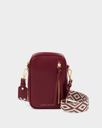 Katie Loxton Hallie Small Crossbody Bag - Cherry