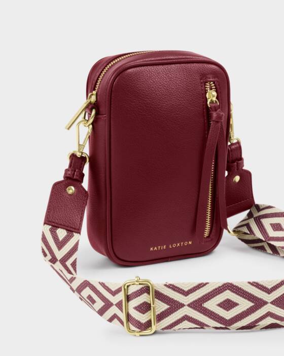 Katie Loxton Hallie Small Crossbody Bag - Cherry