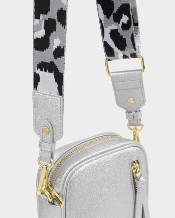 Katie Loxton Small Hallie Crossbody Bag - Silver