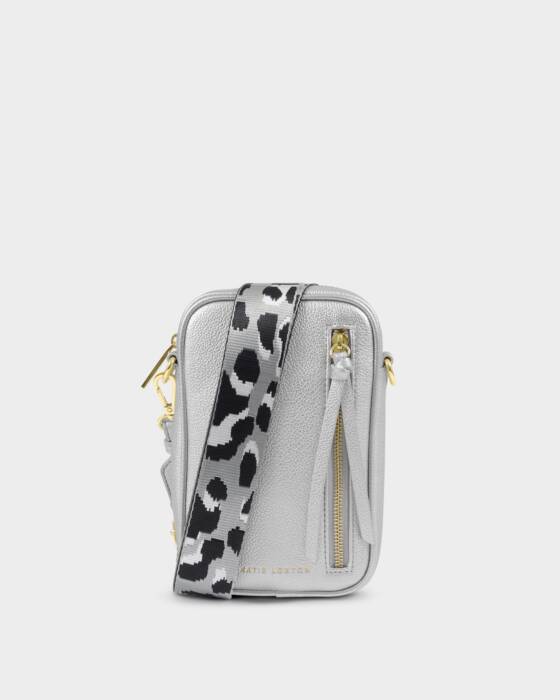 Katie Loxton Small Hallie Crossbody Bag - Silver