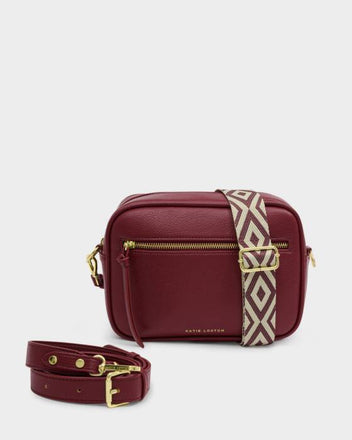 Katie Loxton Hallie Crossbody Bag - Cherry