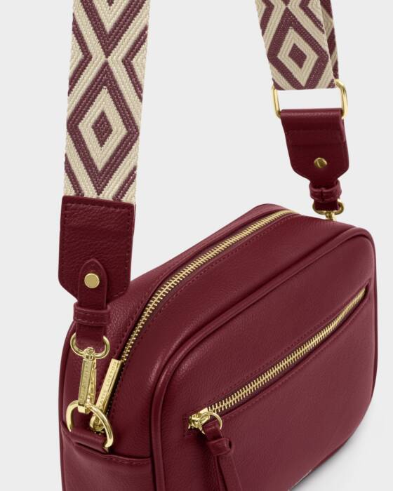 Katie Loxton Hallie Crossbody Bag - Cherry
