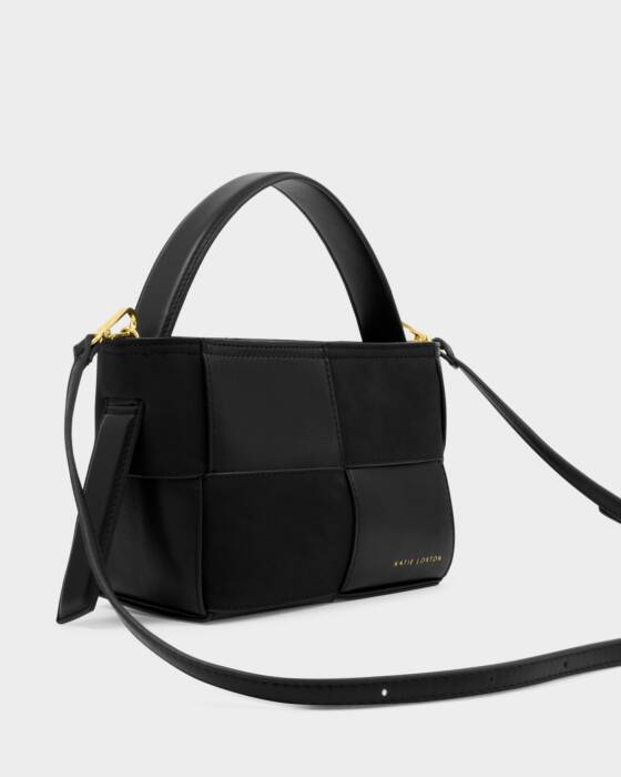 Katie Loxton Taya Woven Suedette Top Handle Bags