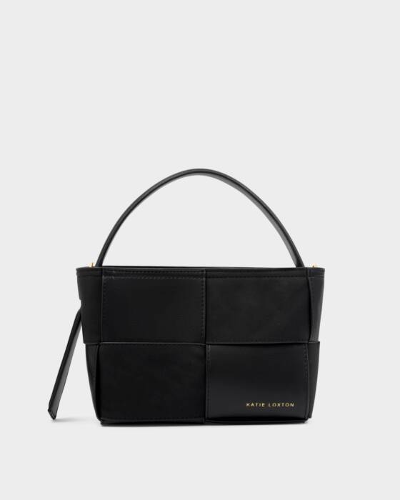 Katie Loxton Taya Woven Suedette Top Handle Bags