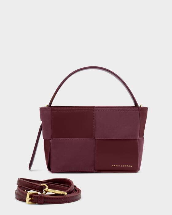Katie Loxton Taya Woven Suedette Top Handle Bags