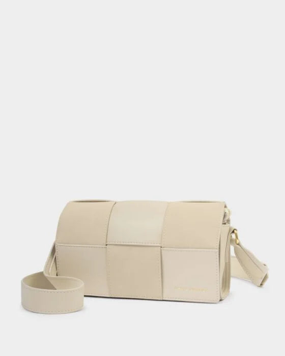 Katie Loxton Taya Suedette Crossbody Bag - Oyster