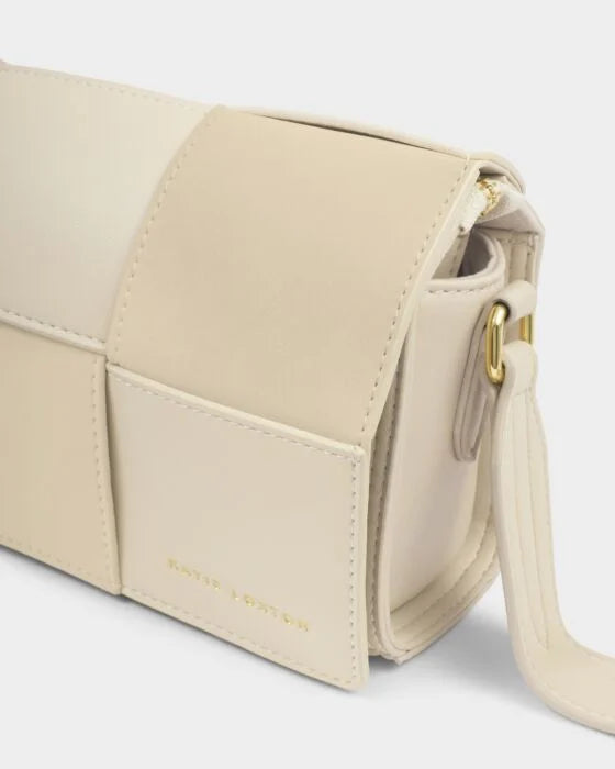 Katie Loxton Taya Suedette Crossbody Bag - Oyster