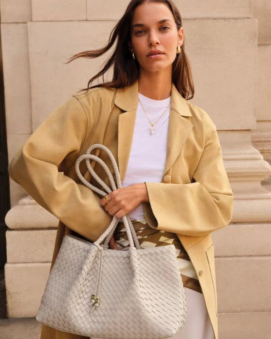 Katie Loxton Nova Small Shoulder Tote - Oyster