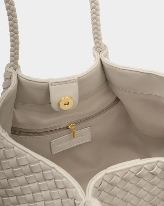 Katie Loxton Nova Small Shoulder Tote - Oyster