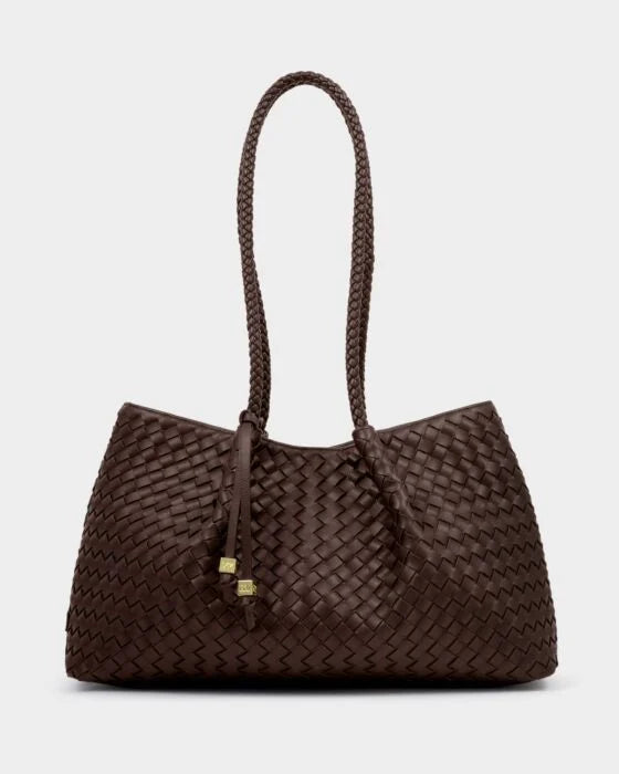 Katie Loxton Nova Small Shoulder Tote - Chocolate