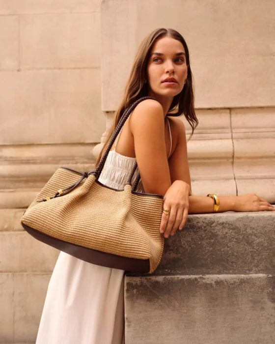 Katie Loxton Nova Small Shoulder Tote - Bitter Chocolate