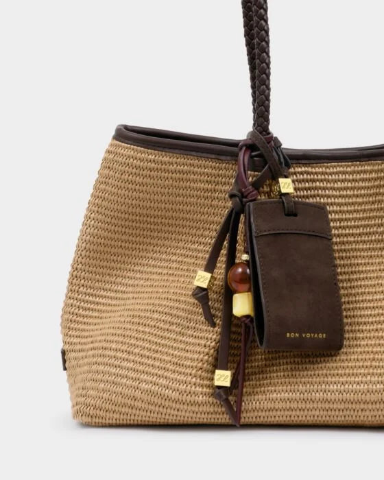 Katie Loxton Nova Small Shoulder Tote - Bitter Chocolate