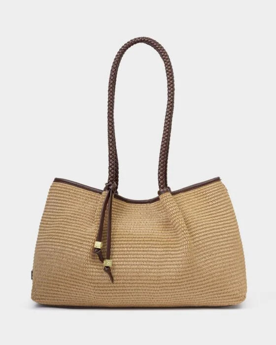 Katie Loxton Nova Small Shoulder Tote - Bitter Chocolate