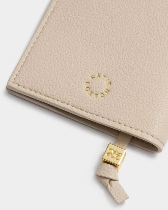 Katie Loxton Passport Cover 'Le Soleil' - Oyster
